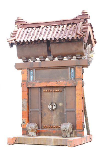 “工业废弃物雕塑”唤醒城市记忆（美丽中国）