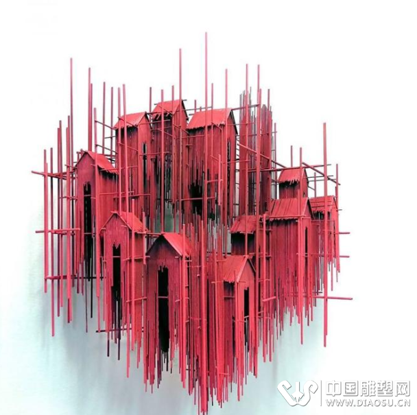 巴塞罗那艺术家大卫莫雷诺用钢丝创作的令人惊叹的雕塑