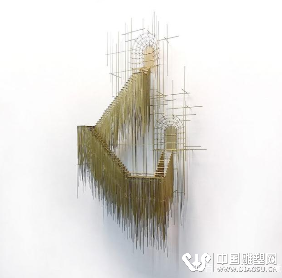 巴塞罗那艺术家大卫莫雷诺用钢丝创作的令人惊叹的雕塑