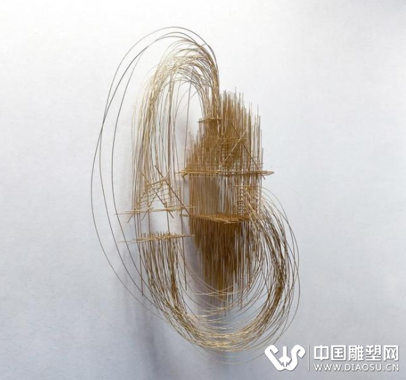 巴塞罗那艺术家大卫莫雷诺用钢丝创作的令人惊叹的雕塑