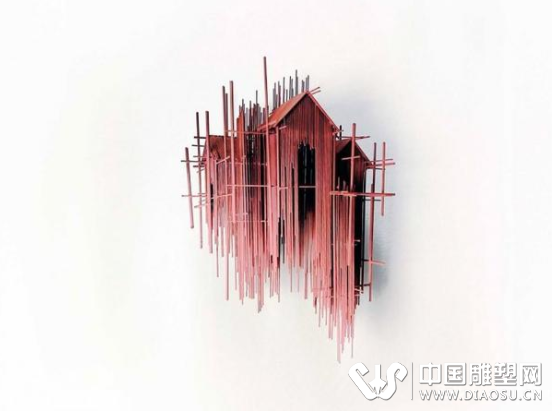 巴塞罗那艺术家大卫莫雷诺用钢丝创作的令人惊叹的雕塑