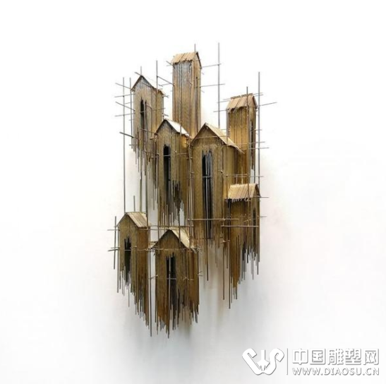 巴塞罗那艺术家大卫莫雷诺用钢丝创作的令人惊叹的雕塑