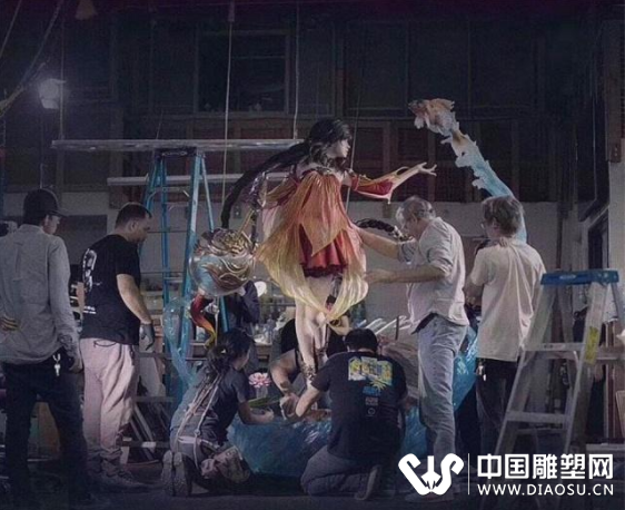 30名艺术大师打造2.49米大乔雕塑，700斤的大乔你们见过吗？